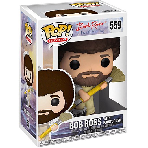 Figurine Funko POP Bob Ross (avec Pinceau) (Bob Ross) #559