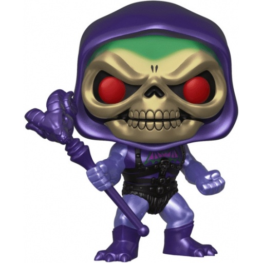 Figurine Funko POP Skeletor avec Armure de Combat (Metallic) (Les Maîtres de l'univers)