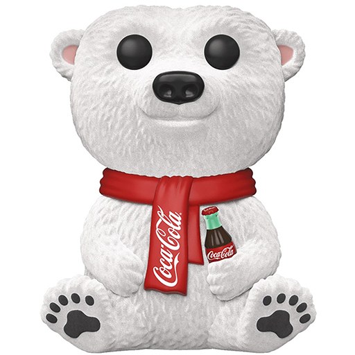 Figurine Funko POP Ours polaire Coca-Cola (Flocked) (Icônes de marques)