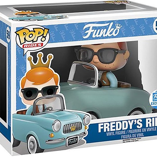 Freddy Funko en voiture (Bleu)