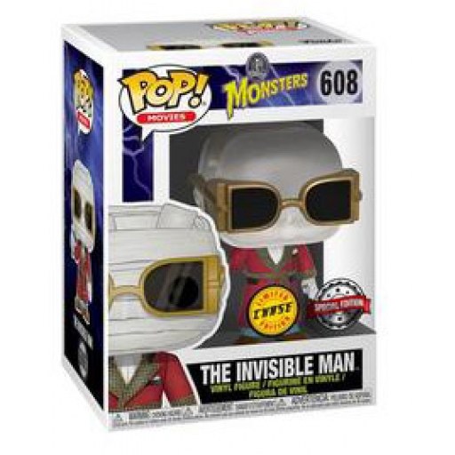 Figurine Funko POP L'Homme Invisible sans bandelette (Chase) (Universal Monsters)
