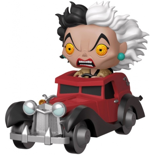 Figurine Funko POP Cruella dans sa voiture (Les 101 Dalmatiens)