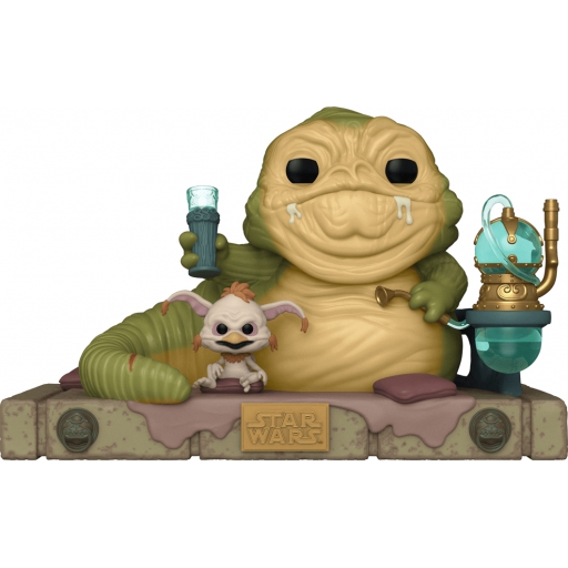 Figurine Funko POP Jabba le Hutt & Salacious B. Crumb (Star Wars : Episode VI, Le Retour du Jedi)