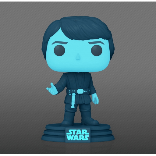 Figurine Funko POP Hologramme Luke Skywalker (Glow in the Dark) (Star Wars : Episode VI, Le Retour du Jedi)