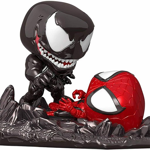 Figurine Funko POP Venom vs Spider-Man (Metallic) (Marvel Comics)