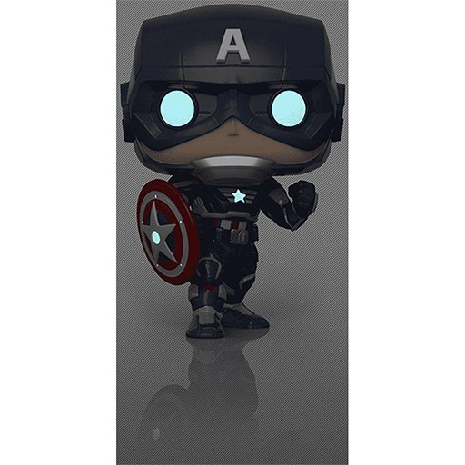 Figurine Funko POP Captain America (Avengers Gamerverse)