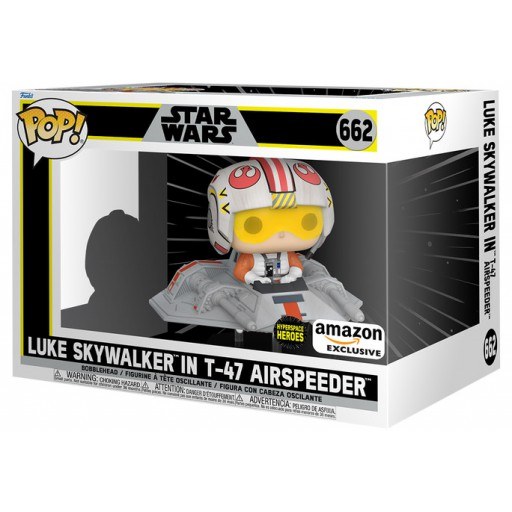 Hyperspace Heroes : Luke Skywalker dans le T-47 Airspeeder