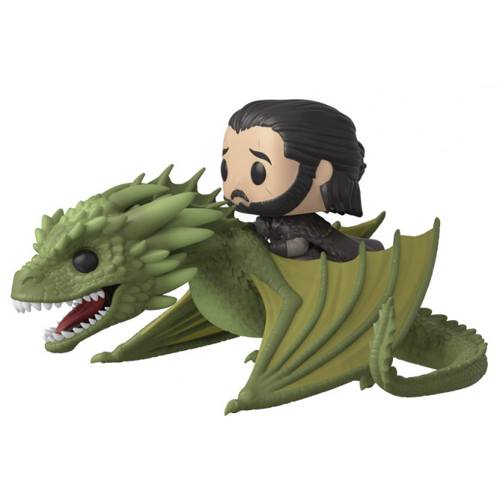 Figurine Funko POP Jon Snow chevauchant Rhaegal (Game of Thrones)