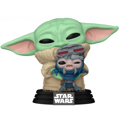 Figurine Funko POP Grogu avec Anzellan Droidsmith (Le Mandalorien (Star Wars))