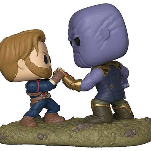 Figurine Funko POP Captain America vs Thanos (Avengers : Infinity War)