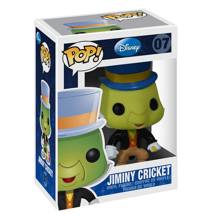 Jiminy Cricket dans sa boîte