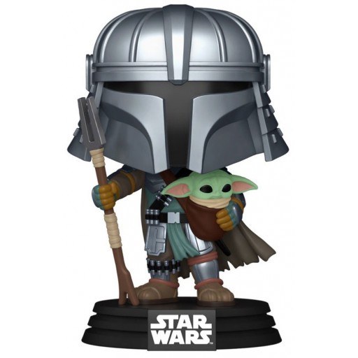 Figurine Funko POP Mandalorien avec Grogu (Samouraï) (Star Wars (Artistiques))