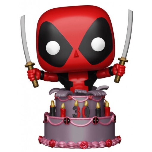 Figurine Funko POP Deadpool dans Gâteau (Metallic) (Deadpool)
