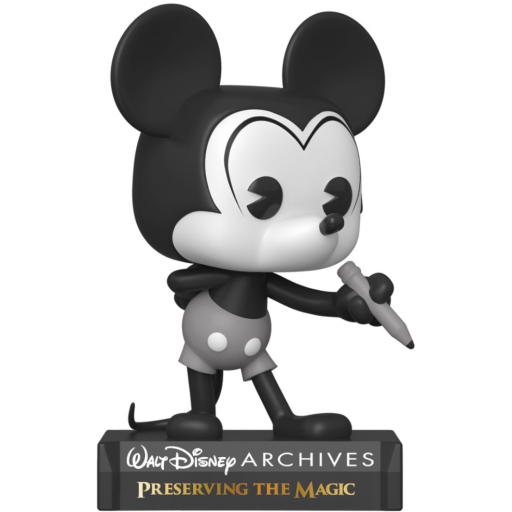 Figurine Funko POP Plane Crazy Mickey (Noir & Blanc) (Mickey Mouse & ses Amis)