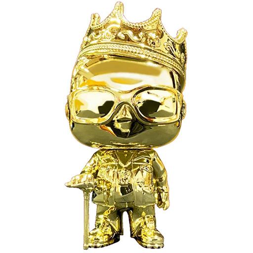 Figurine Funko POP Notorious B.I.G. avec Couronne (Or) (Notorious B.I.G)