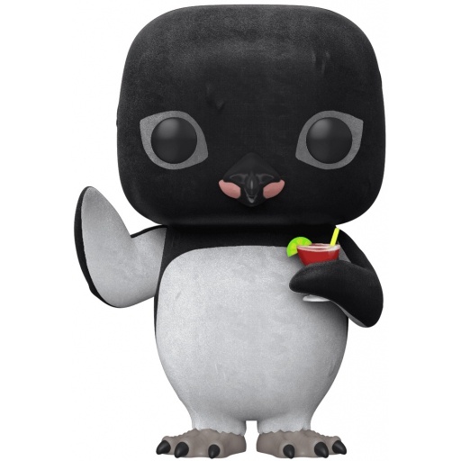 Figurine Funko POP Pingouin avec Cocktail (Flocked) (Billy Madison)