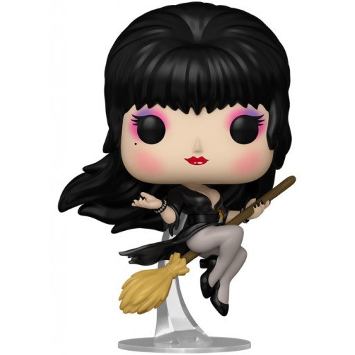 Figurine Funko POP Elvira sur Balai (Elvira, Maîtresse des Ténèbres)