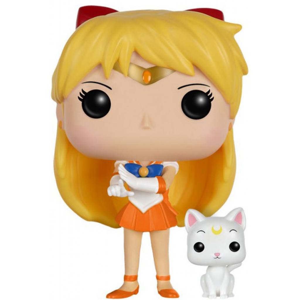 Figurine Funko POP Sailor Venus avec Artemis (Sailor Moon)