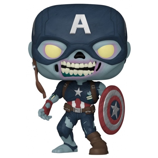 Figurine Funko POP Zombie Captain America (What If...?)