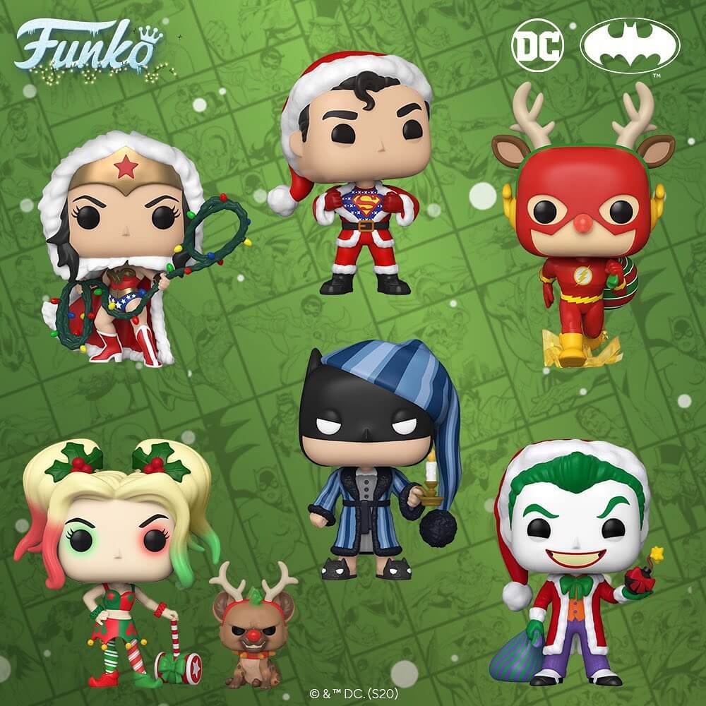 Les héros DC Comics habillés pour Noël