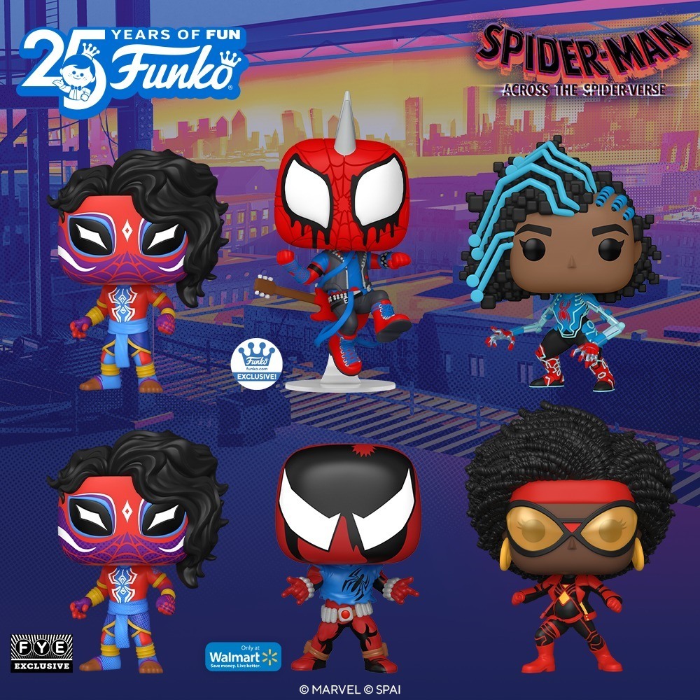 Déferlante de Funko POP pour Spider-Man across the Spider-Verse