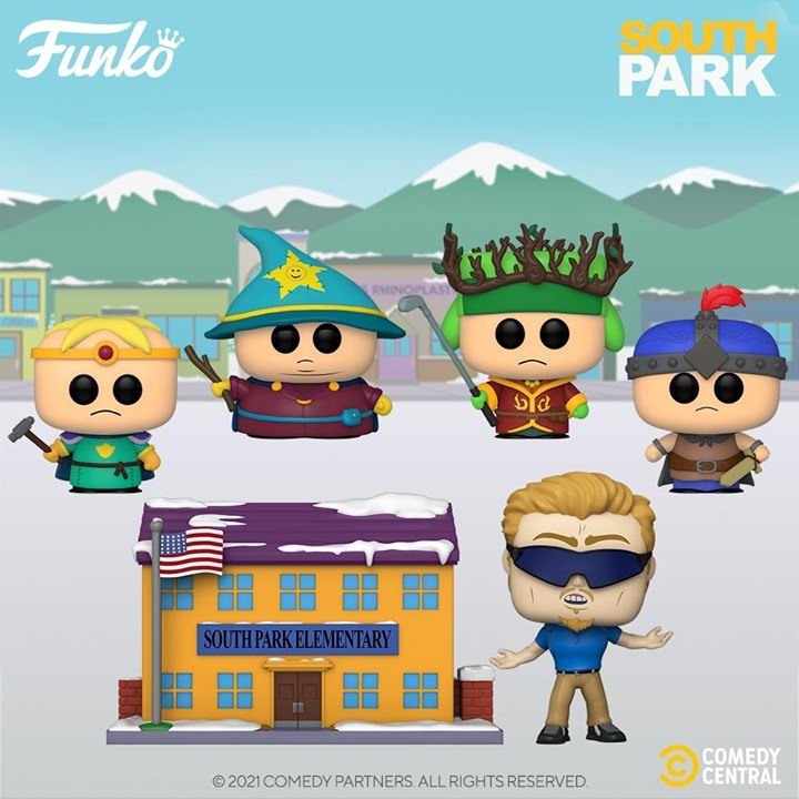 Déferlante de POP South Park tirées du jeu South Park : Le Bâton de la vérité