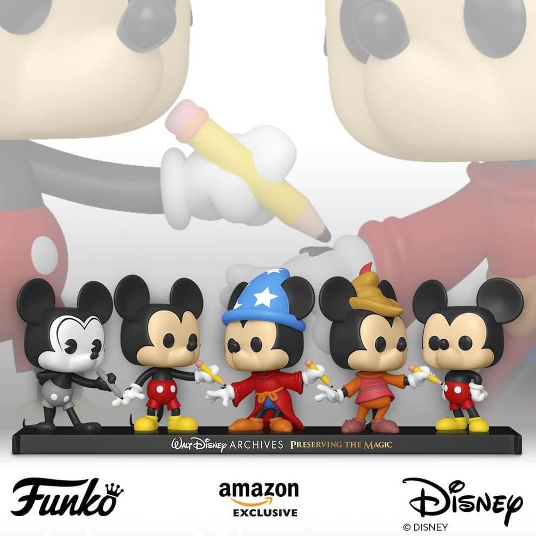 Set de 5 figurines POP de Mickey