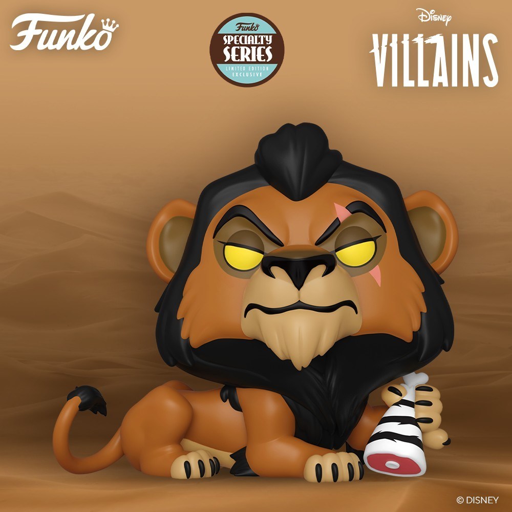 Scar (Le Roi Lion) rejoint le set des Villains de Disney en POP