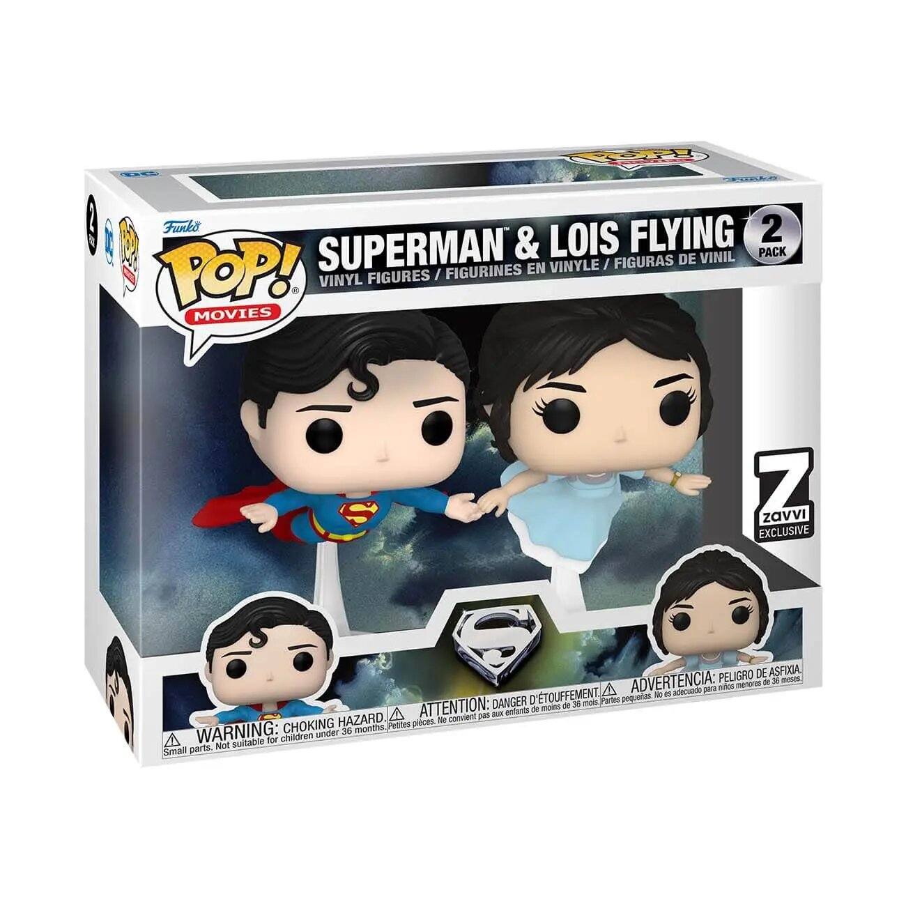 La POP de Superman et Loïs en plein vol