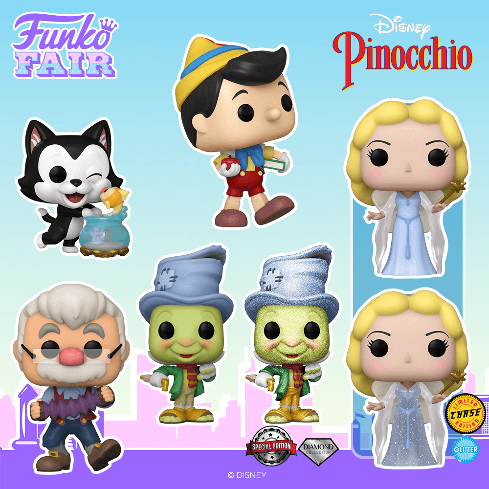Pinocchio revient avec sept nouvelles figurines POP