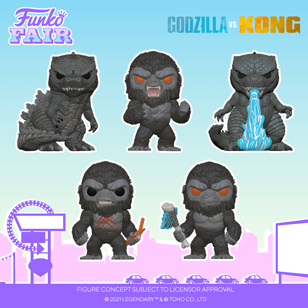 Funko dévoile les POP du film Godzilla vs. Kong