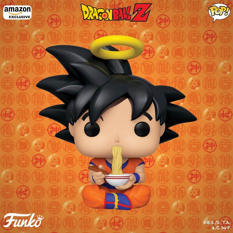 Figurine Funko POP Goku qui mange des nouilles