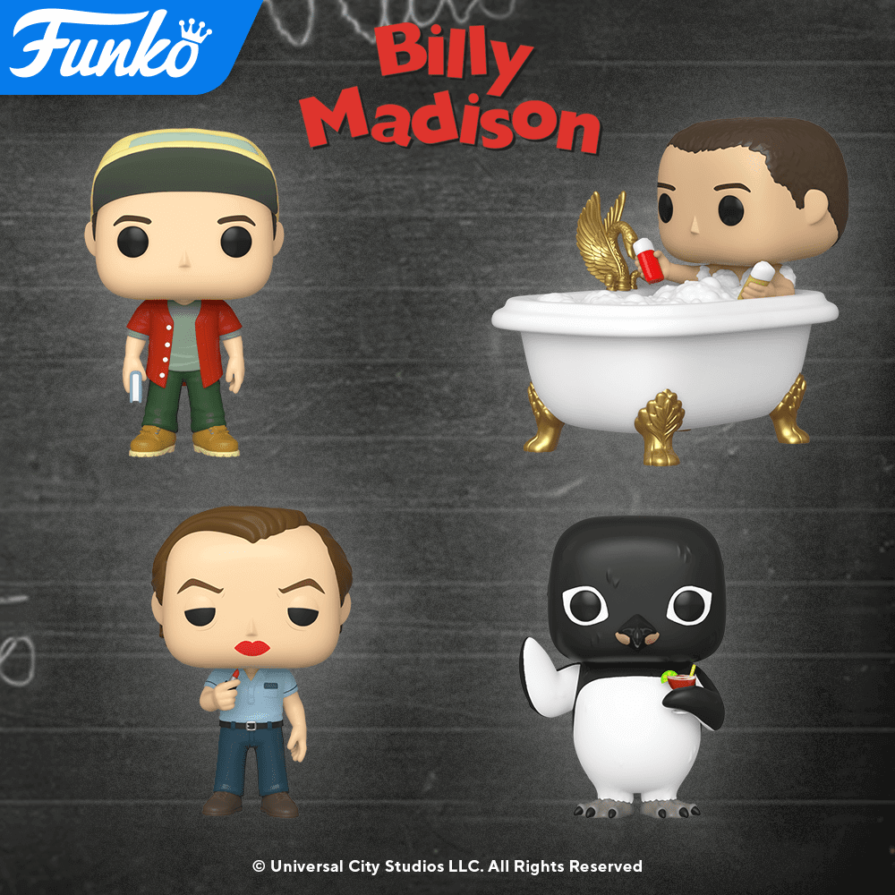 Figurines POP du film Billy Madison