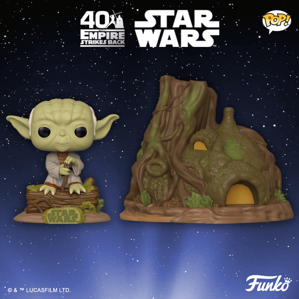 Figurine POP Star Wars Yoda et sa hutte
