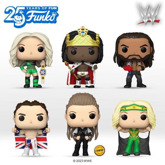 Nouvelle vague de POP WWE 2023 avec 6 figurines