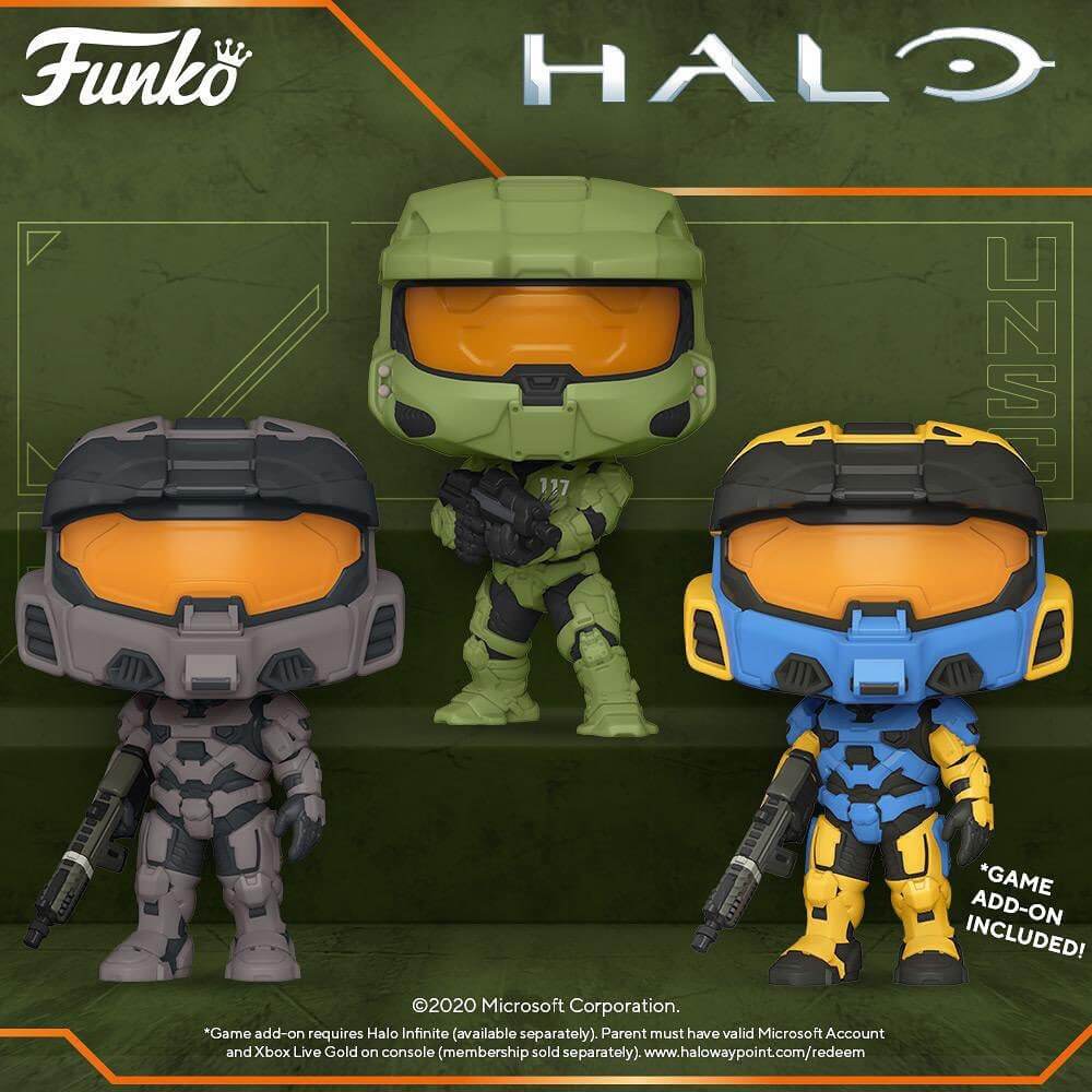 6 nouvelles figurines POP du jeu Halo