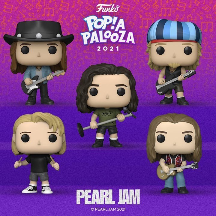 Le groupe Pearl Jam dans un pack de 5 POP exceptionnel