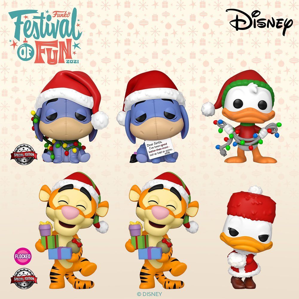 Les personnages de Disney en POP spécial Noël