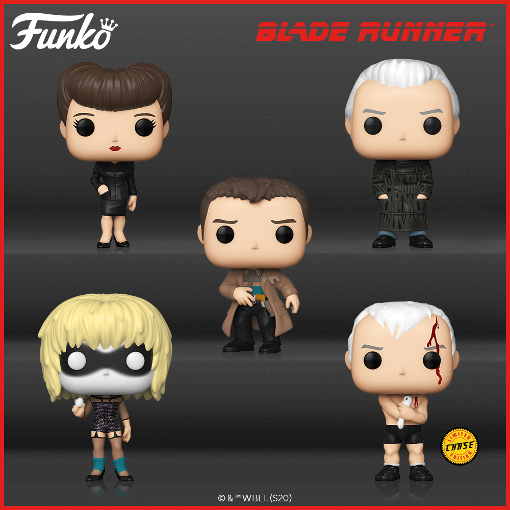 Des figurines POP du film Blade Runner