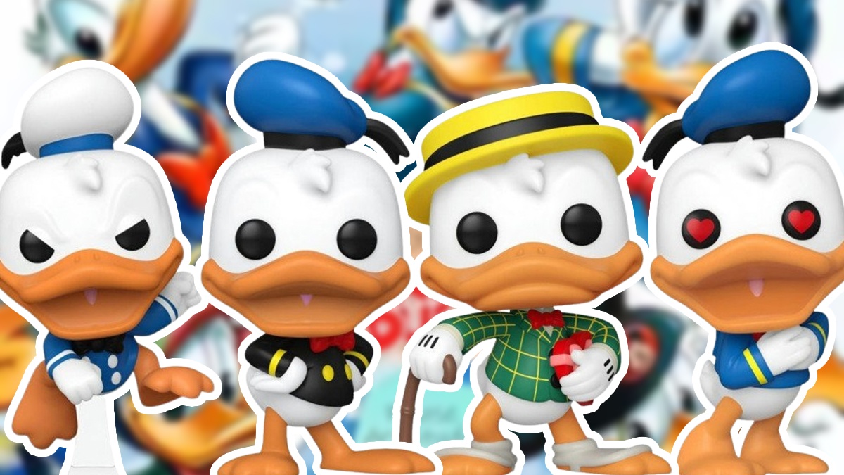 4 figurines POP pour l'anniversaire de Donald Duck