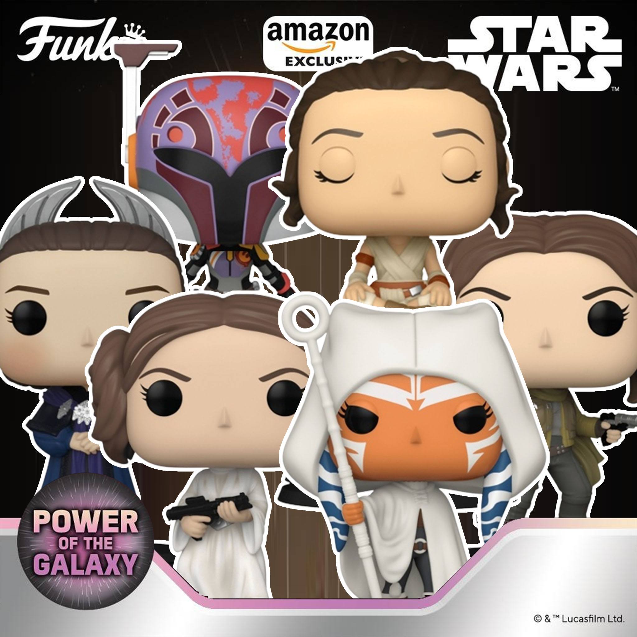 Le set Funko POP Power of the Galaxy met en avant les femmes puissantes de Star Wars